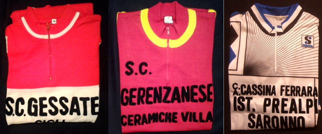 maglie donate al Santuario della Madonna del Ghisallo